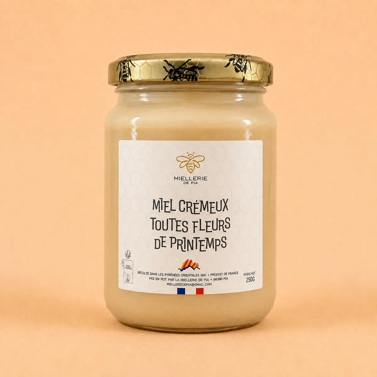 Miel crémeux toutes fleurs de printemps