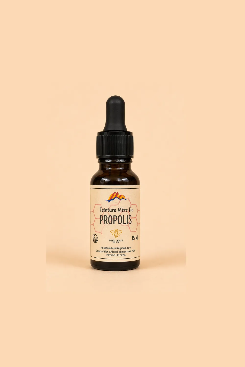 Teinture mère de propolis, 15 ml